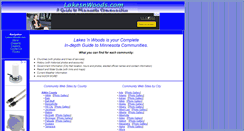 Desktop Screenshot of lakesnwoods.com